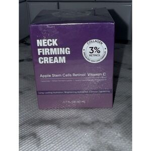 Neck Firming Cream Collagen 3% Retinol Apple Stem Cells Vitamin C 1.7oz